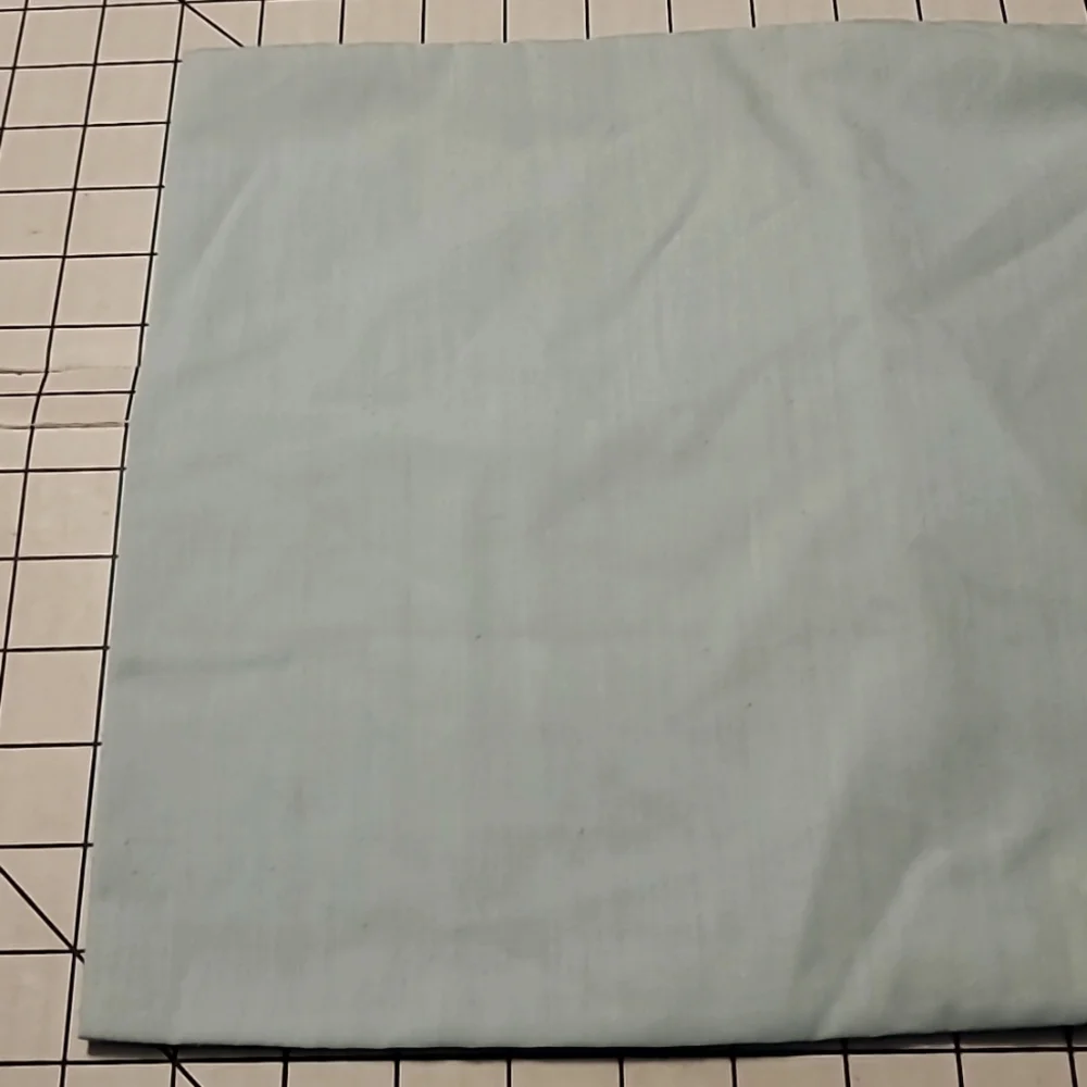 Vintage Light Blue with Ribbon Pillow‎ Cover Preloved